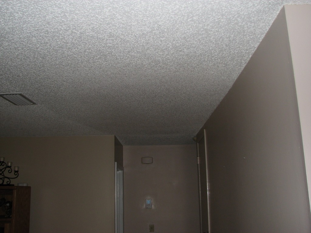 Ceiling Repair- Popcorn Spray Texture- After Photo