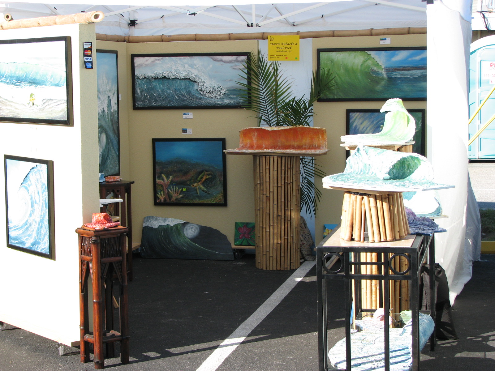 CocoaBeachArtShowBoothShot