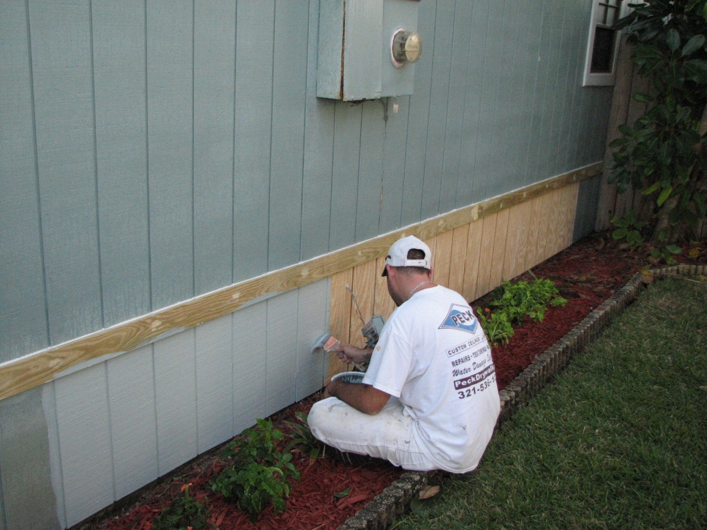 Merritt Island - Wood Siding Repair - Exterior Painting