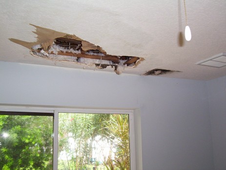 Water Damaged Mold Ceiling Merritt Island