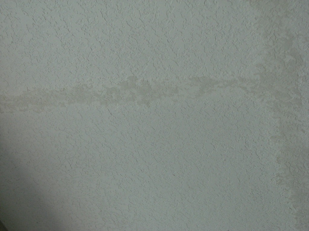 Ceiling Repaired - Knockdown Texture Matched with a sponge