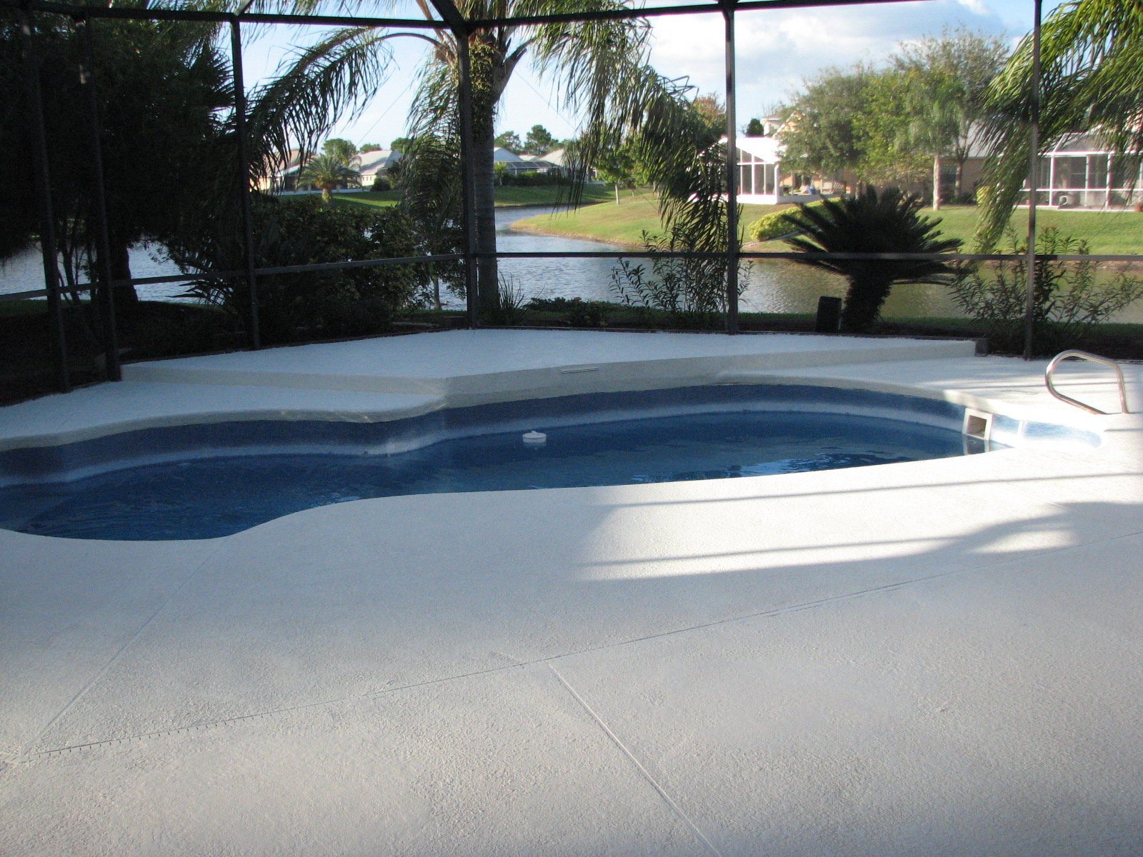 Pool Deck and Lanai- After photo