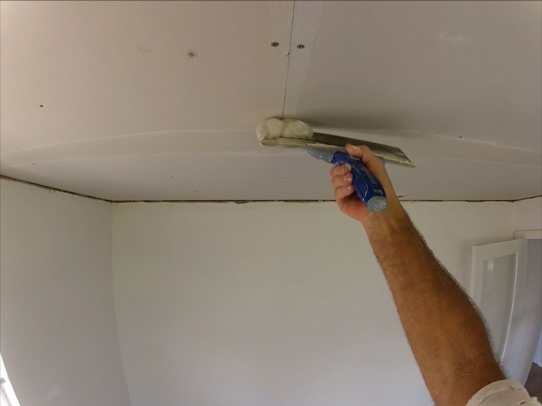 How To Get Flat Drywall Butt Joint With Fiberglass Mesh Tape Diy