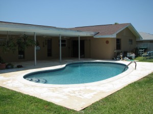 indialantic Pool deck- Before photo