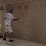 How to paint a garage door